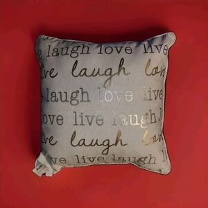 Decorative Pillow with Inspirational Text